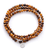 Amuleto Tiger’s Eye Wrap Bracelet - Small bead